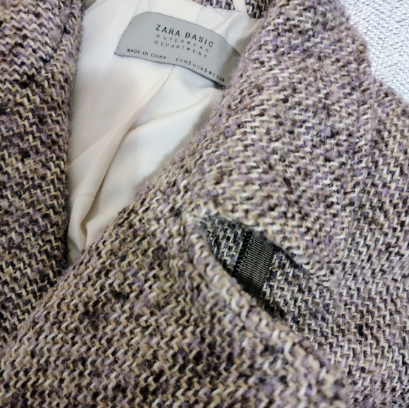 NWT Zara Wool Coat Jacket - Picture 10 of 11